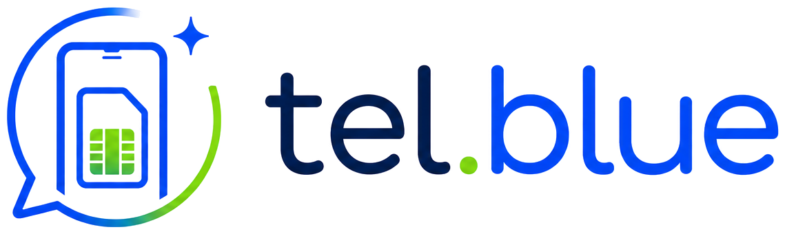 Logo de tel.blue